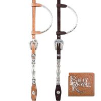 Billy Royal® Flat Ferrule Two Ear Headstall