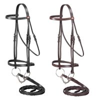 English Bridle - Laced Reins Snaffle Bridle - Cob Size