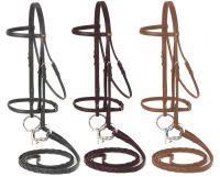 English Snaffle Bridle and Reins  -  Full Horse Size