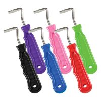 Tough1 Metal Hoof Pick with Easy Grip Handle - 6 Pack