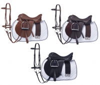 Equitare All Purpose Saddle with Padded Flap - 14" up to 19"