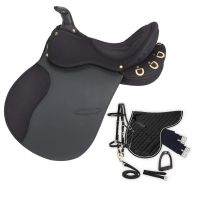 Equitare Pro Am Trail Saddle with Horn