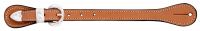 Western Leather Show Spur Straps - Silver Accents