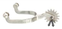 Jingle Bob Western Spurs - Stainless Steel - Kelly Silver Star