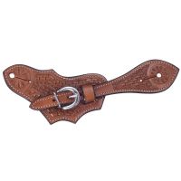 Leather Bat Wing Western Spur Straps