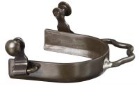 Childrens Western Bumper Spurs - Antiqued Brown Iron