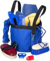 12 Piece Horse Grooming Set with Carrying Caddy