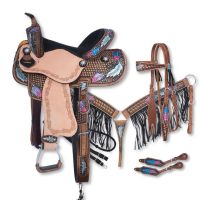 Naomi Western Saddle Package - Painted Feathers