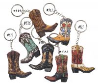 Cowboy Boot Key Chains