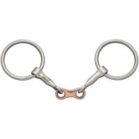 Miniature French Link Loose Ring Bit - 3 1/2"