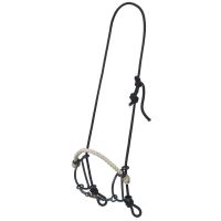 Rope Headstall with Rope Nose and Twisted Dogbone Gag Combo