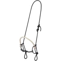 Rope Headstall with Rope Nose and Snaffle Gag Combo