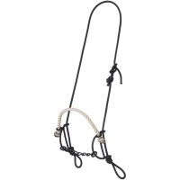 Rope Headstall with Rope Nose and Chain Gag Combo