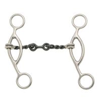 Sweet Iron Gag Dogbone Snaffle