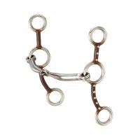 Antique Brown Jr. Cowhorse Snaffle