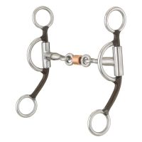 Antique Brown 3-Piece Snaffle Bit