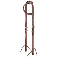 Royal King Barbed Wire Tooled Ear Headstall