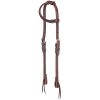 Silver Royal Premium Harness Leather Ear Headstall
