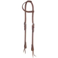 Royal King Double Stitched Harness Leather Single Ear Headstall