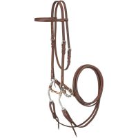 Royal King Browband Bridle Set with Copper Snaffle