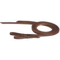 Tough1 Harness Leather Split Reins with Waterloop Tie Ends