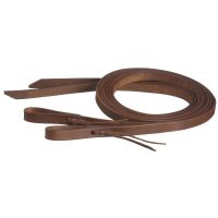 Tough1 3/4" Harness Leather Split Reins with Waterloop Tie Ends