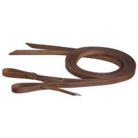 Tough1 5/8" Harness Leather Split Reins with Waterloop Tie Ends