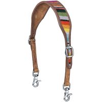 Silver Royal Woven Serape Wither Strap