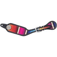 Silver Royal Serape Spur Straps