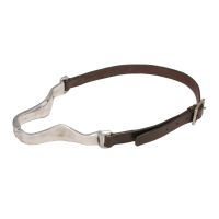 Tough1 Leather Cribbing Collar with Aluminum Hinge