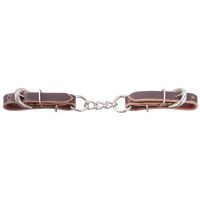 Tough1 Leather 3 Link Curb Chain