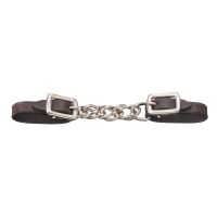 Tough1 Miniature Leather Curb Chain