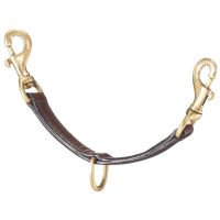 Leather Lunging Strap with Brass Hardware