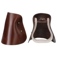 Royal King Leather Hooded Stirrups