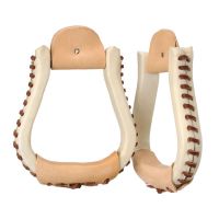 Royal King Laced Rawhide Visalia Stirrups