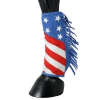 Tough1 Stars and Stripes Sport Boot Covers with Fringe