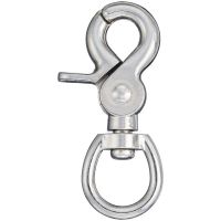 5/8" Oval Eye Swivel Scissor Snap NP