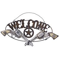 Pistols Welcome Sign