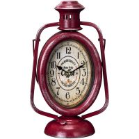 Red Lantern Tabletop Clock