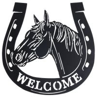 Horsehead Welcome Sign