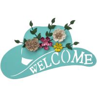 Welcome Cowboy Hat Wall Decor
