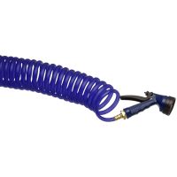 Coil Water Hose with Nozzle