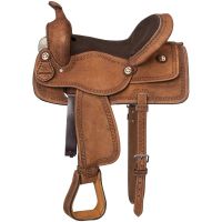 Western Roughout Saddle - Serpentine Tooling - 14",15",16",17"