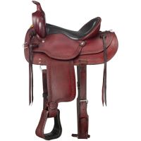 Draft Horse  Wolverine II Wide Tree Western Saddle   - (15",16",17")