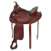 Draft Horse Wolverine Wide Tree Western Saddle Pkg (15",16",17")